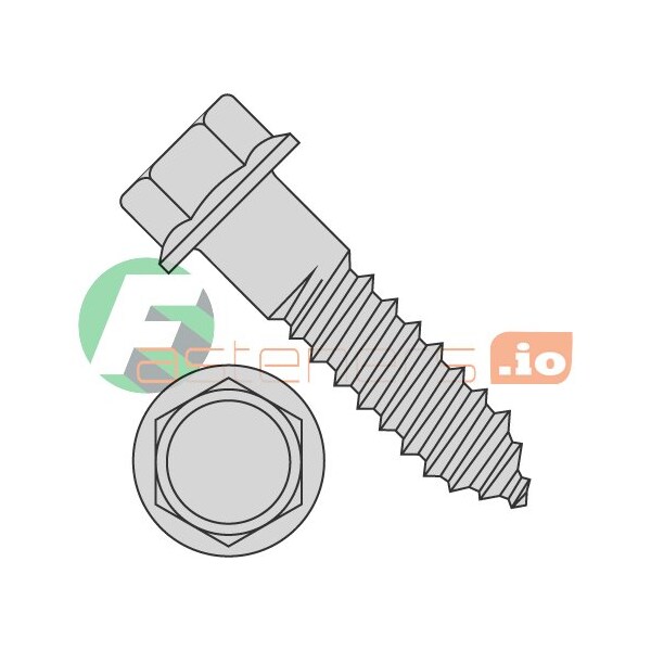 Newport Fasteners Lag Screw, 1/4 in, 2 in, Steel, Hot Dipped Galvanized Hex Hex Drive, 750 PK 406547 - main